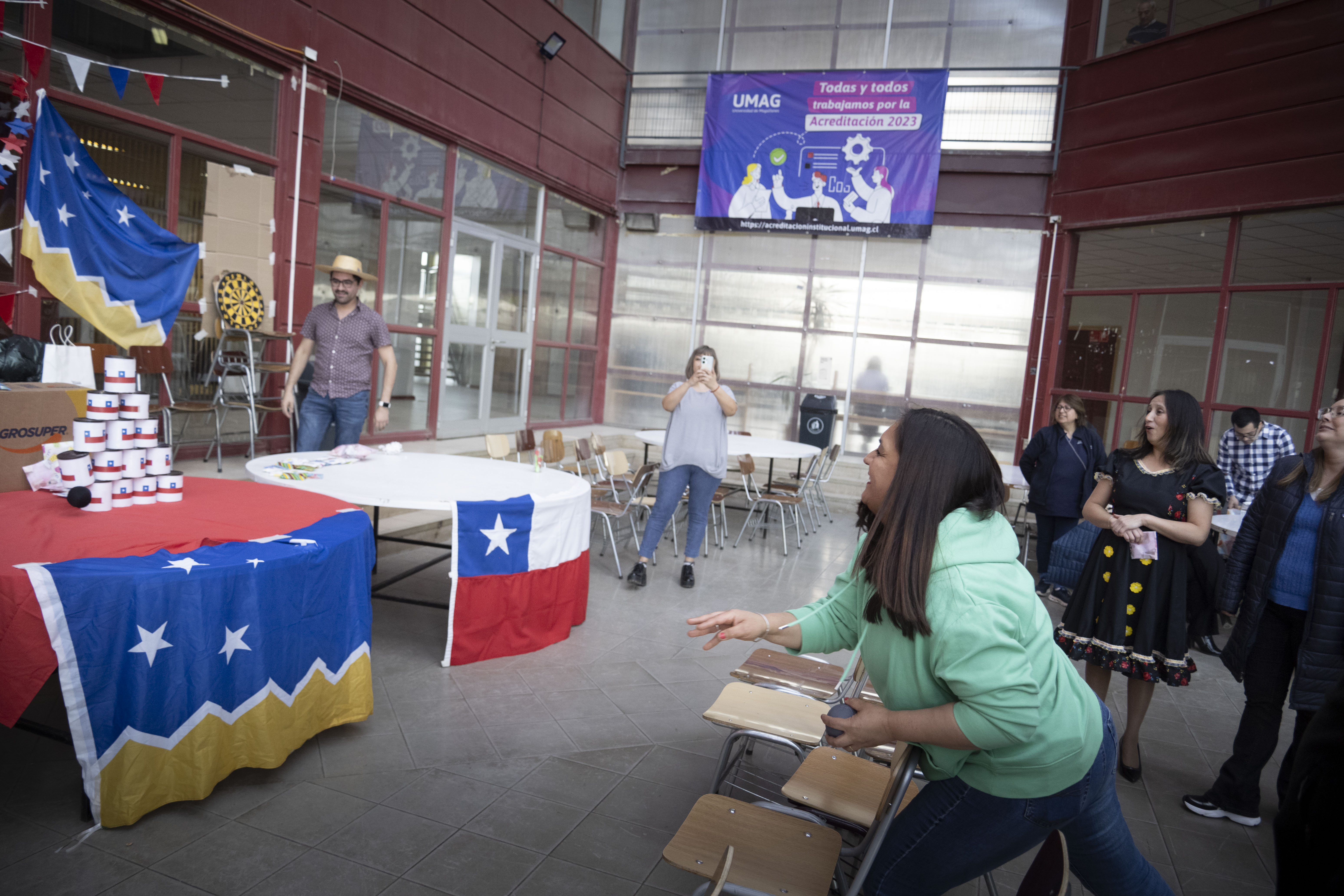 Celebración de Fiestas Patrias.
